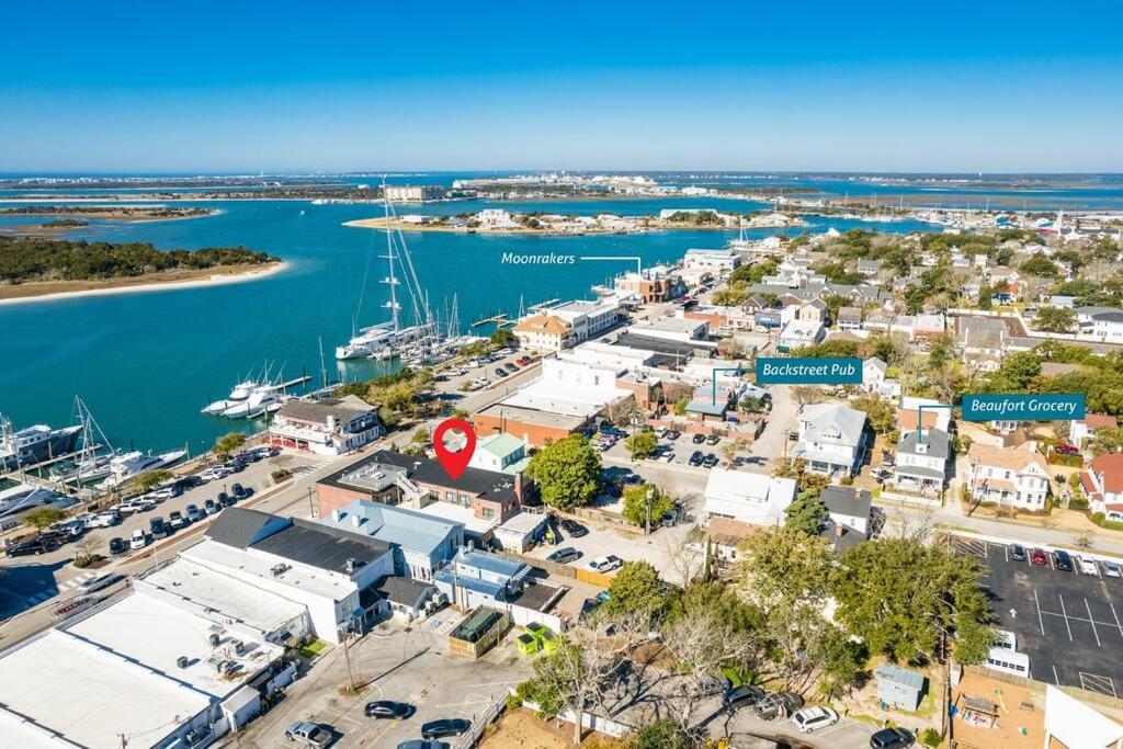 Why Knot Getaway...Rooftop With Waterview! Unit D Beaufort Exterior foto